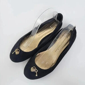 Lauren Conrad Black Lock and Key Ballet Flats - 8
